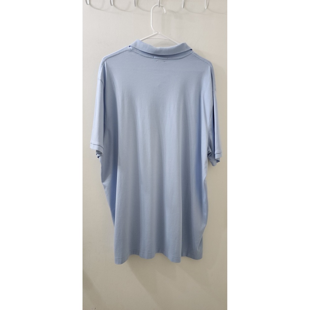 Polo Ralph Lauren Pima Soft Touch Polo Shirt Mens XXL Light Blue Short Sleeve - Picture 7 of 9